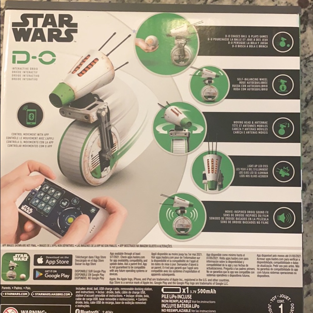 Hasbro D-O interactive droid retails $150